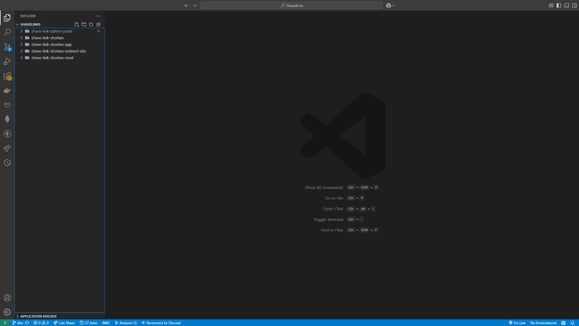 The boring Dark Mode Version of VS Code