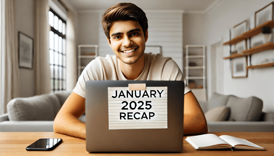January 2025 Recap: Teaching, YT Goals, SaaS Restart
