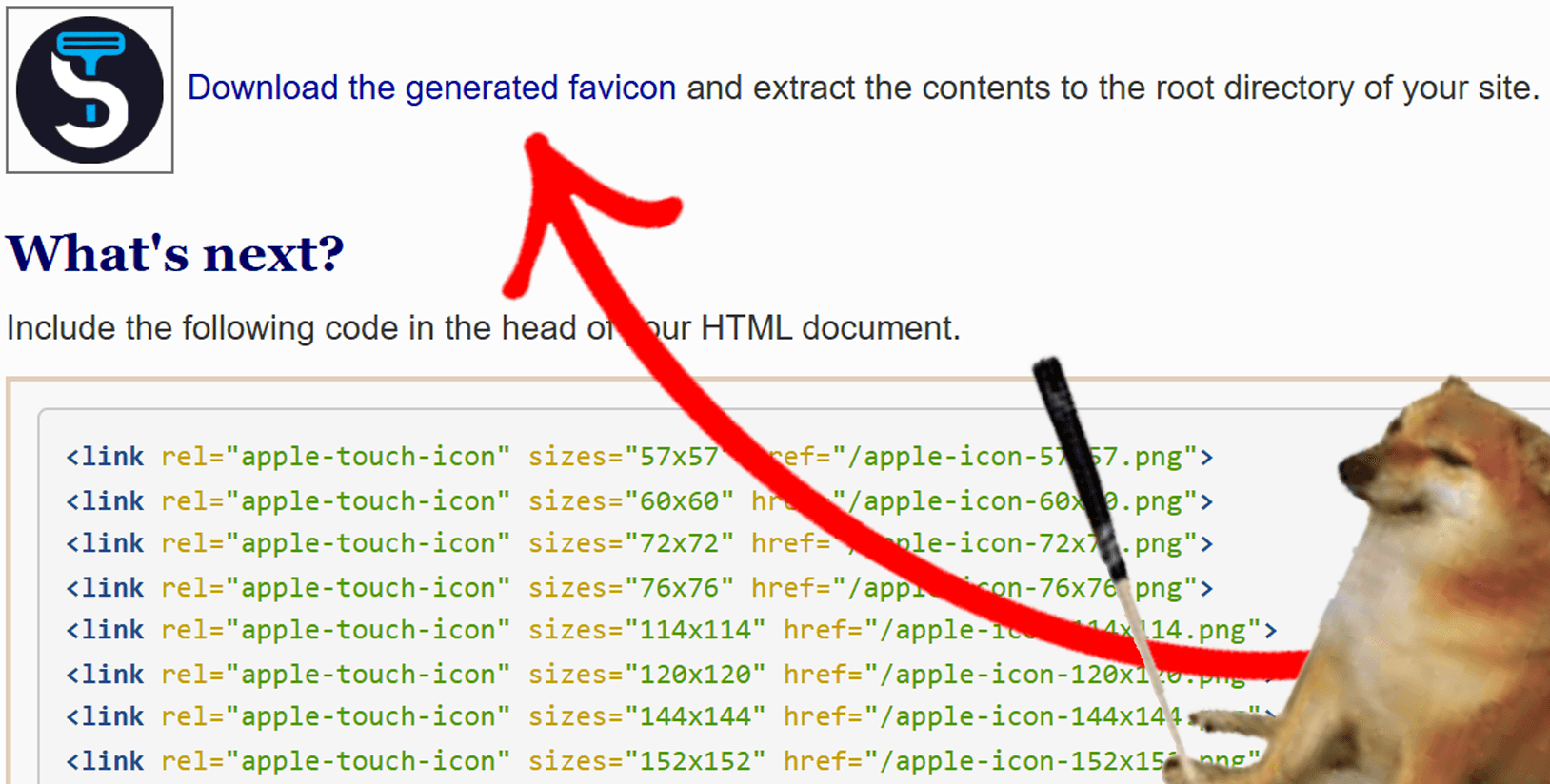Yup, that's the only button, it ain't a bloatware site guys
