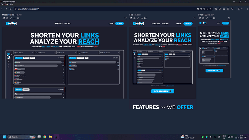 Testing Website Responsiveness in Responsively App