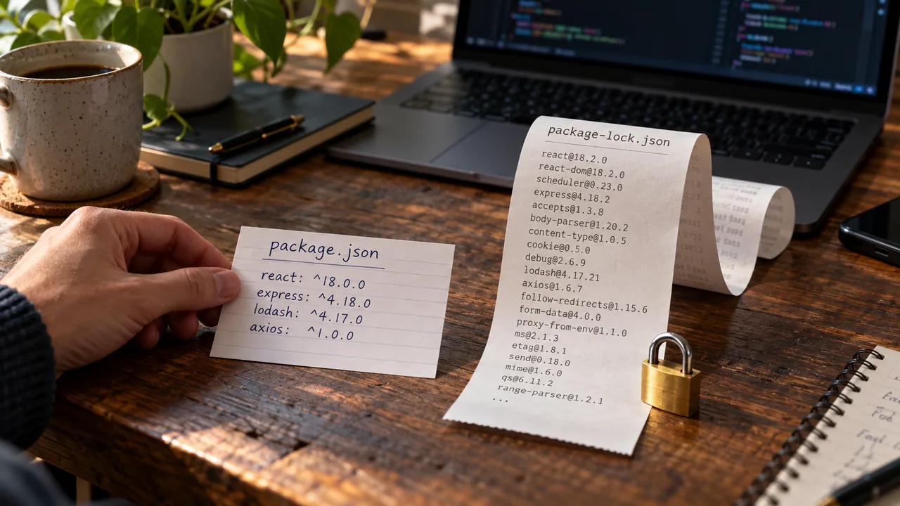 package.json vs package-lock.json: What Each File Does (and Why Your Lockfile Matters More Than Ever)